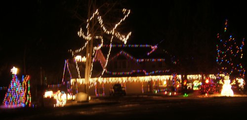 A couple of Christmas lights pictures - Hack Bend